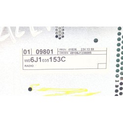 Recambio de sistema audio / radio cd para seat ibiza iii (6l1) 1.6 16v referencia OEM IAM W06J1035153C  