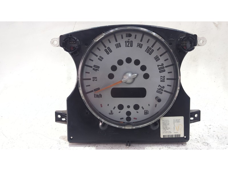 Recambio de cuadro completo para mini mini (r50, r53) cooper s referencia OEM IAM 62116921518  