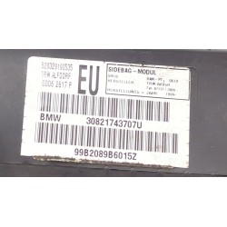 Recambio de airbag delantero izquierdo para bmw 3 (e46) 320 d referencia OEM IAM 30821743707U  