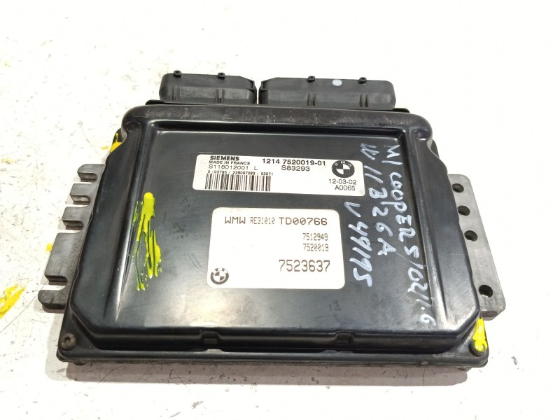 Recambio de centralita inyeccion para mini mini (r50, r53) cooper s referencia OEM IAM 1214752001901  