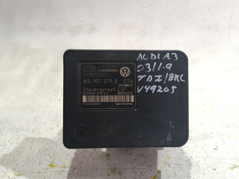 Recambio de nucleo abs para audi a3 (8p1) 1.9 tdi referencia OEM IAM 1K0907379D  