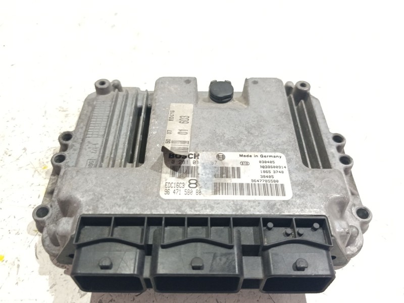 Recambio de centralita inyeccion para peugeot 206 (1998) 1.4 hdi eco 70 referencia OEM IAM 9647158080  