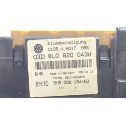 Recambio de mando climatizador para audi a3 (8l1) s3 quattro referencia OEM IAM 8L0820043H  