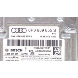 Recambio de centralita airbag para audi a3 sportback (8pa) 2.0 tdi 16v referencia OEM IAM 8P0959655S  