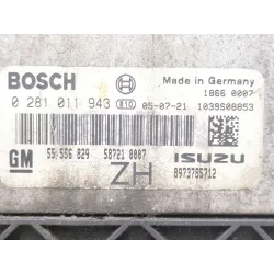 Recambio de centralita inyeccion para opel astra h berlina (2004) 1.7 cdti referencia OEM IAM 0281011943 18660007  