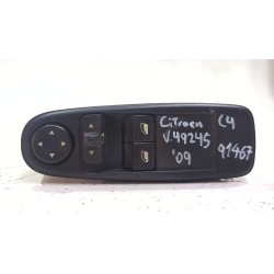 Recambio de mando elevalunas delantero izquierdo para citroën c4 picasso i monospace (ud_) 1.6 hdi referencia OEM IAM 96639380ZD
