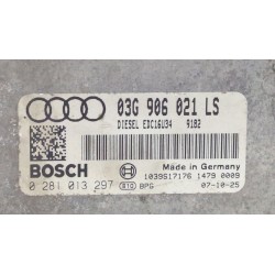 Recambio de centralita inyeccion para audi a3 (8p1) 1.9 tdi referencia OEM IAM 03G906021LS  