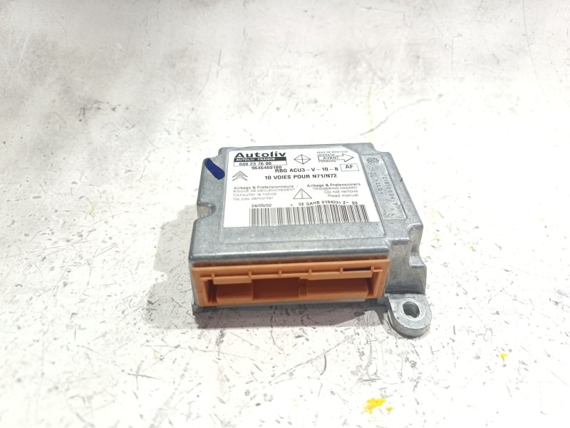Recambio de centralita airbag para citroën xsara (n1) 2.0 hdi 90 referencia OEM IAM 9646469180  