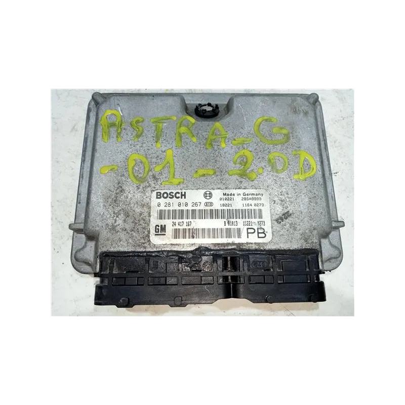 Recambio de centralita inyeccion para opel astra g berlina di referencia OEM IAM 0281010267  