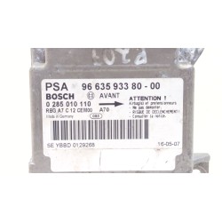 Recambio de centralita airbag para peugeot 207/207+ (wa_, wc_) 1.4 hdi referencia OEM IAM 9663593380  