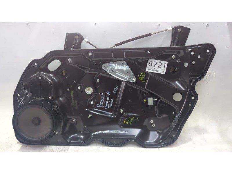 Recambio de elevalunas delantero derecho para volkswagen passat b6 (3c2) 2.0 tdi 16v referencia OEM IAM 3C1837756K  