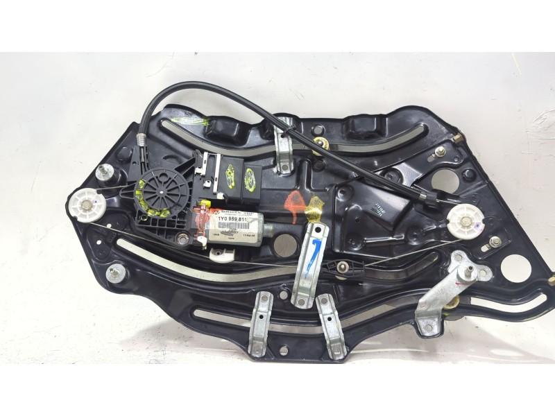 Recambio de mecanismo elevalunas trasero izquierdo para volkswagen new beetle descapotable (1y7) 1.6 referencia OEM IAM 1Y095981