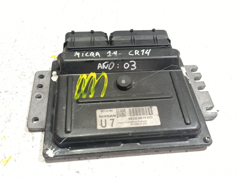 Recambio de centralita inyeccion para nissan micra k12 1.4 85 cv referencia OEM IAM 32080f32Y21  