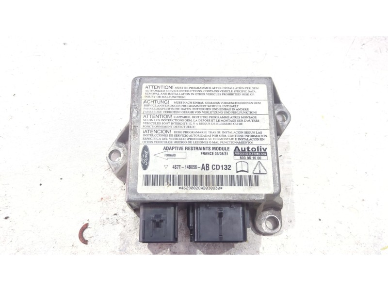 Recambio de centralita airbag para ford mondeo iii (b5y) 2.0 tdci referencia OEM IAM 4S7T14B056AB  