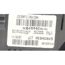 Recambio de pantalla multifuncion para peugeot 308 i (4a_, 4c_) 2.0 hdi referencia OEM IAM 9664644280  