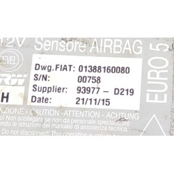 Recambio de centralita airbag para fiat ducato furgoneta (250_) 130 multijet 2,3 d referencia OEM IAM 01388160080  