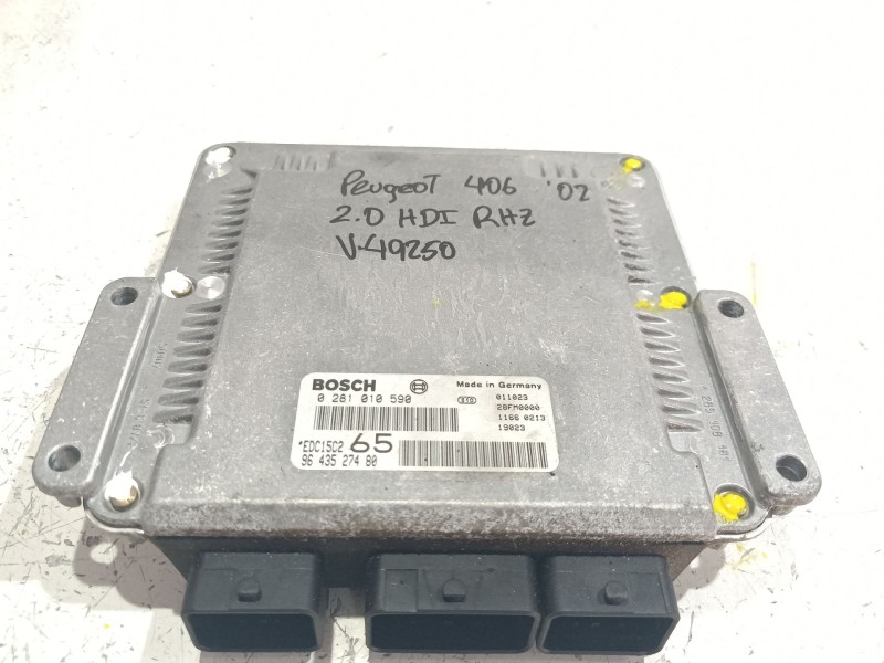Recambio de centralita inyeccion para peugeot 406 (8b) 2.0 hdi 110 referencia OEM IAM 0281010590  