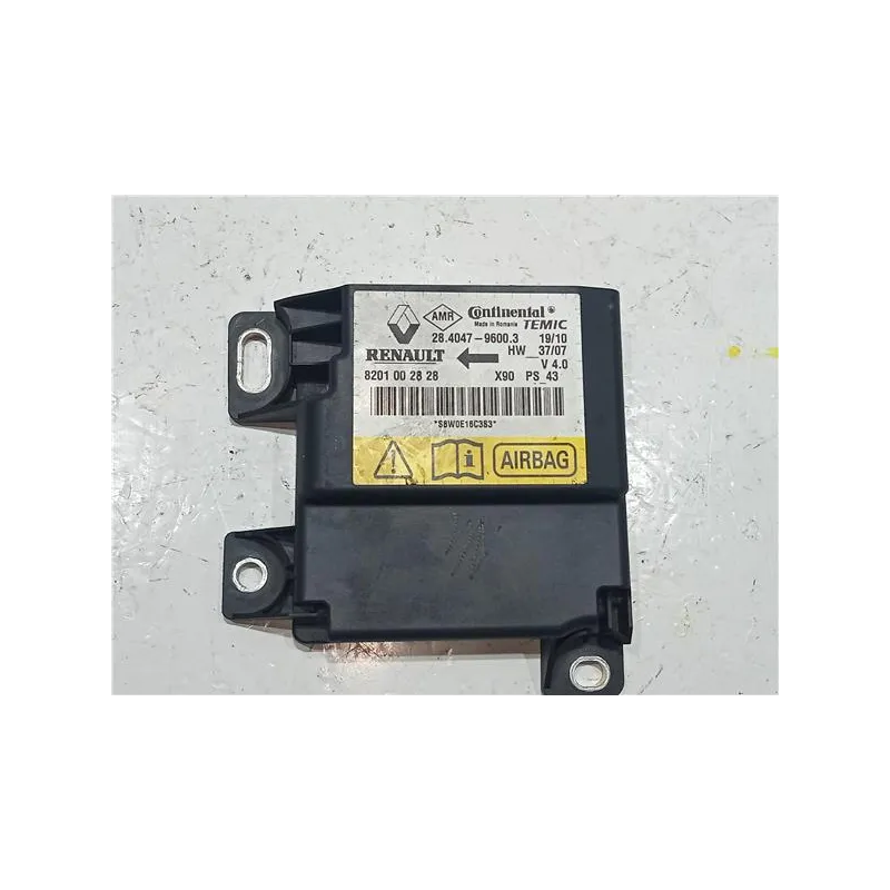 Recambio de centralita airbag para dacia sandero i (06.2008) referencia OEM IAM 8201002828  