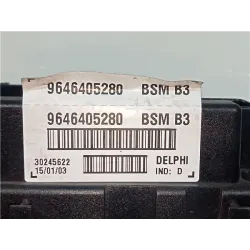 Recambio de bsm para citroën xsara berlina (1997) 1.9 td referencia OEM IAM 9646405280  