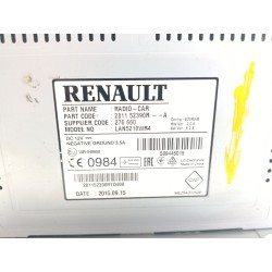 Recambio de sistema audio / radio cd para renault clio iv (bh_) 1.2 16v referencia OEM IAM 281152390R  