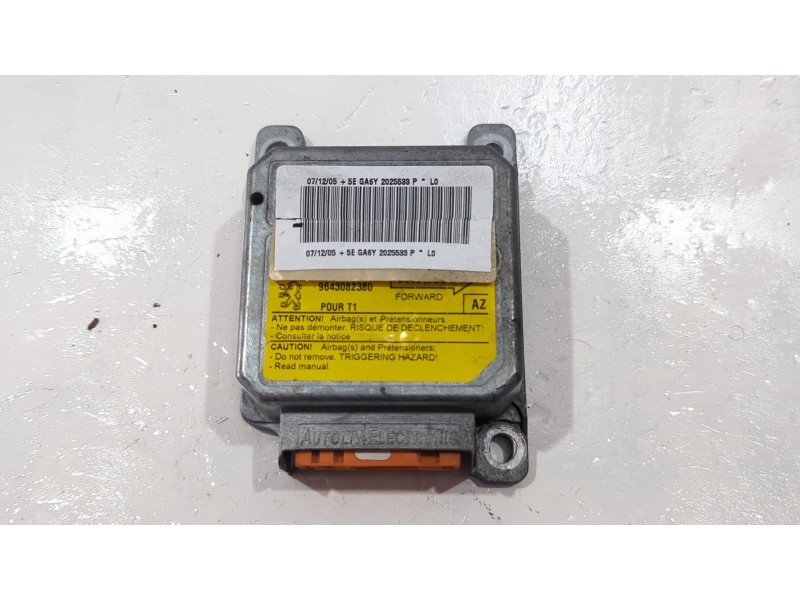 Recambio de centralita airbag para peugeot 206 hatchback (2a/c) 2.0 hdi 90 referencia OEM IAM 9643082380  