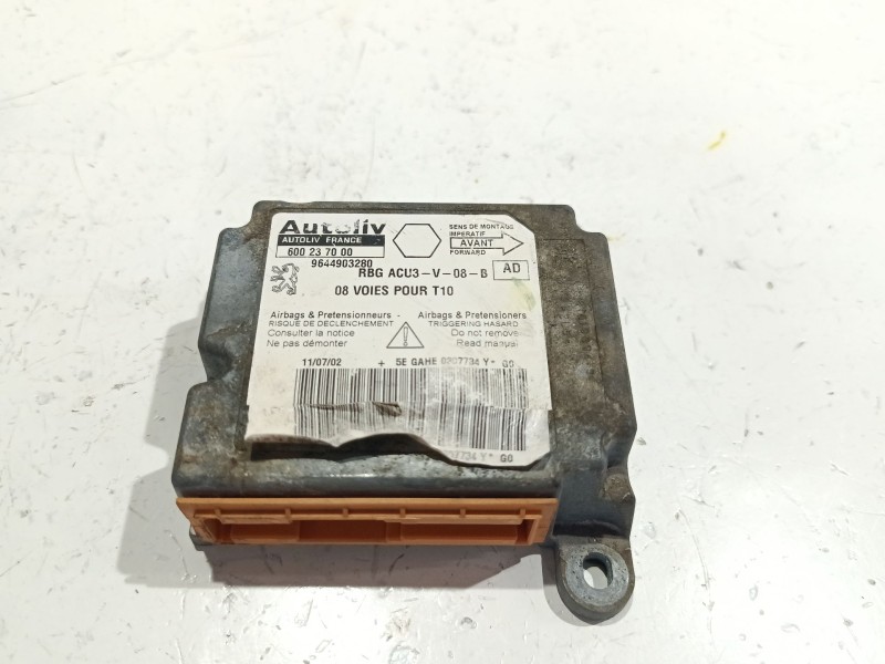 Recambio de centralita airbag para peugeot 206 hatchback (2a/c) 2.0 hdi 90 referencia OEM IAM 9644903280  