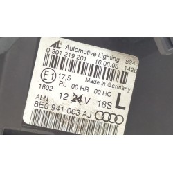 Recambio de faro delantero izquierdo para audi a4 b7 (8ec) 2.0 tdi 16v referencia OEM IAM 8E0941003AJ  