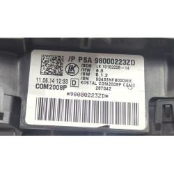Recambio de com 2000 para citroën c4 berlina (08.2010) collection e-hdi fap referencia OEM IAM 98000223ZD  