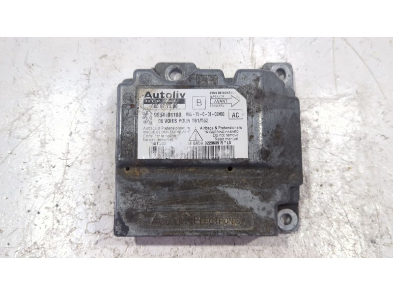 Recambio de centralita airbag para peugeot 307 (3a/c) 1.6 hdi referencia OEM IAM 9654491180  