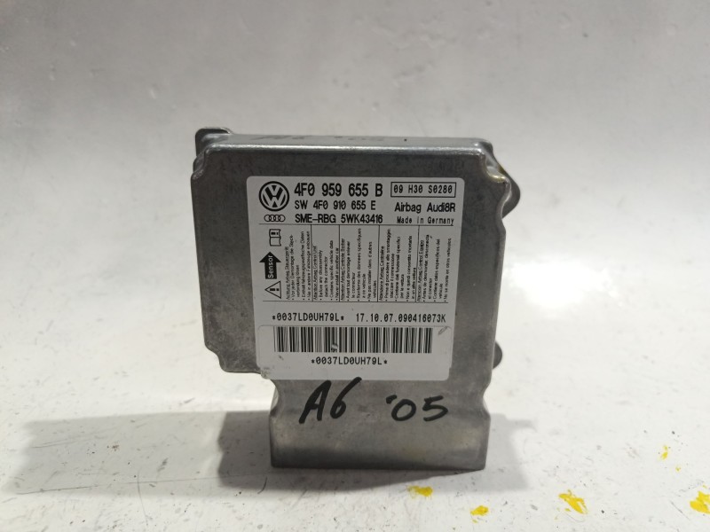 Recambio de centralita airbag para audi a6 c6 (4f2) 2.7 tdi referencia OEM IAM 4F0959655B  