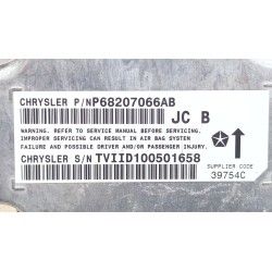 Recambio de centralita airbag para fiat freemont (345_) 2.0 jtd 4x4 referencia OEM IAM P68207066AB  