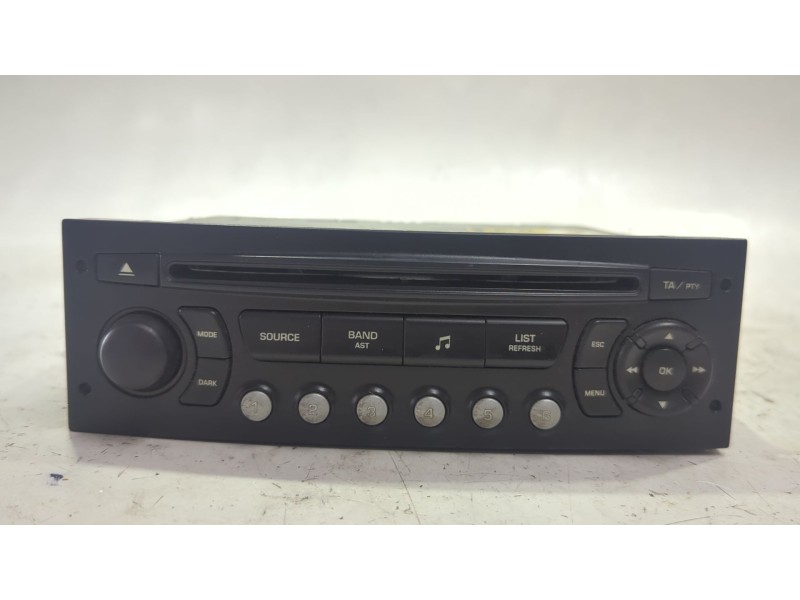 Recambio de sistema audio / radio cd para peugeot 307 (3a/c) 1.6 hdi 110 referencia OEM IAM 7645038392  