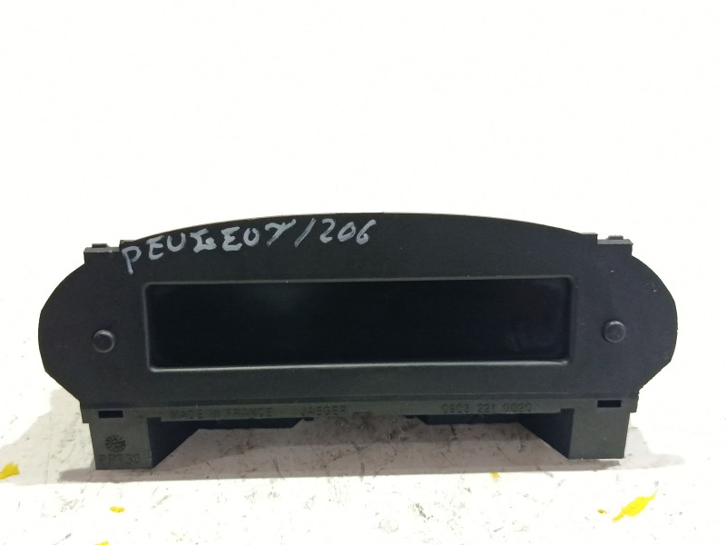 Recambio de pantalla multifuncion para peugeot 206 hatchback (2a/c) 1.9 d referencia OEM IAM 09032219201  