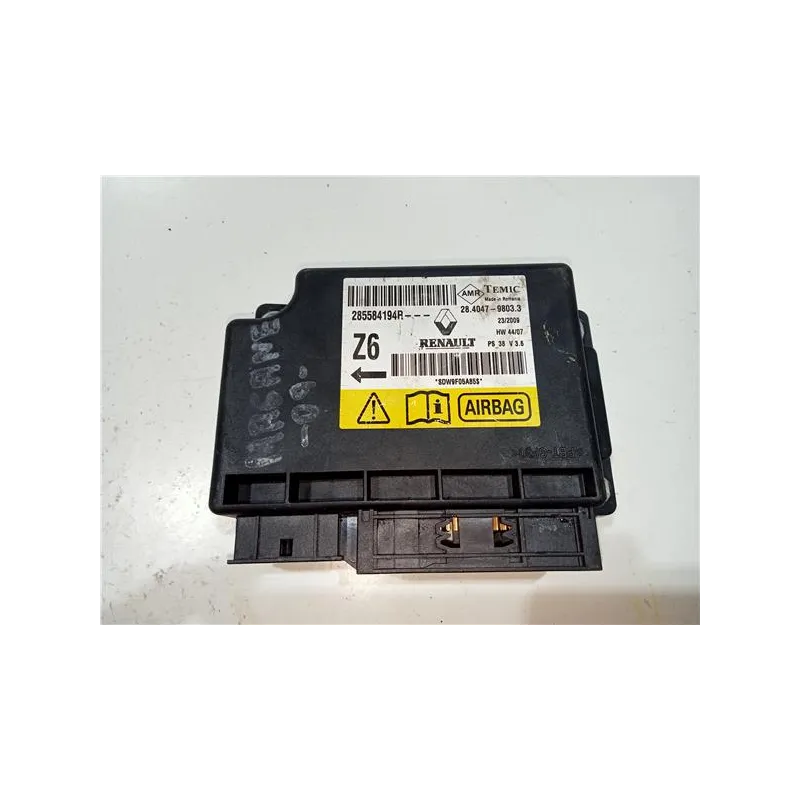 Recambio de centralita airbag para renault megane iii coupe (2008) referencia OEM IAM 285584194R  