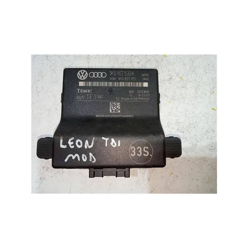 Recambio de centralita check control para seat leon (1p1)(05.2005) tdi 16v referencia OEM IAM 1K0907530K  