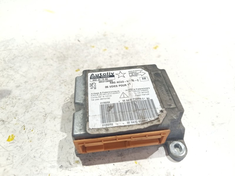 Recambio de centralita airbag para peugeot 206 hatchback (2a/c) 1.4 hdi eco 70 referencia OEM IAM 602327300  