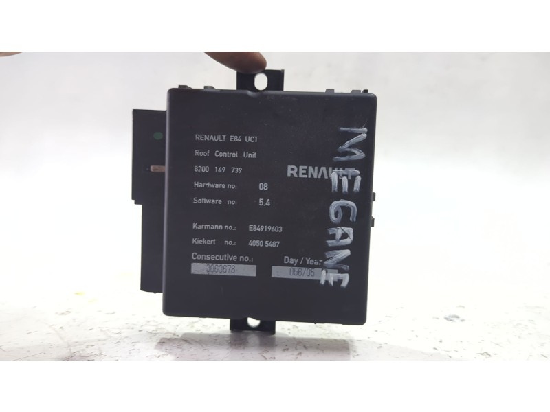 Recambio de modulo electronico para renault megane ii coupé-cabriolet (em0/1_) 1.9 dci referencia OEM IAM 40505487  