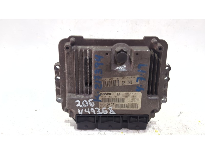 Recambio de centralita inyeccion para peugeot 206 hatchback (2a/c) 1.4 hdi eco 70 referencia OEM IAM 0281010707  