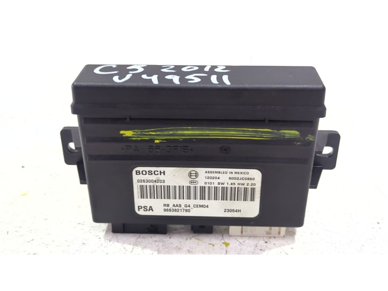 Recambio de modulo electronico para citroën c5 iii (rd_) 3.0 hdi 240 (rdx8ca) referencia OEM IAM 9663821780  