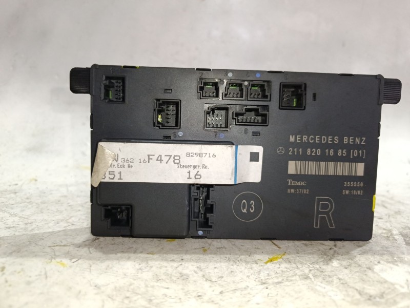 Recambio de modulo electronico para mercedes-benz clase e (w211) e 220 cdi (211.006) referencia OEM IAM 2118201685  