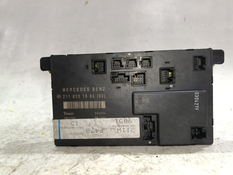 Recambio de modulo electronico para mercedes-benz clase e (w211) e 220 cdi (211.006) referencia OEM IAM 2118201585  