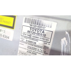 Recambio de sistema audio / radio cd para toyota yaris (_p9_) 1.4 d-4d (nlp90_) referencia OEM IAM 861200D510  