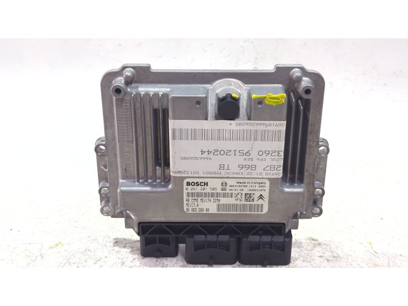 Recambio de centralita inyeccion para peugeot 3008 i monospace (0u_) 1.6 vti referencia OEM IAM 9666326080  
