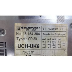 Recambio de sistema audio / radio cd para opel astra h (a04) 1.4 lpg (l48) referencia OEM IAM 453116246  