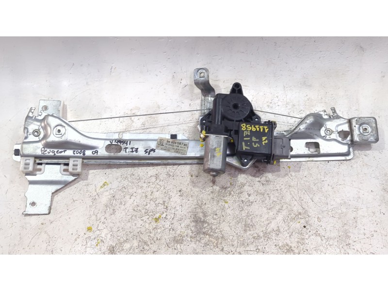 Recambio de mecanismo elevalunas trasero izquierdo para peugeot 3008 i monospace (0u_) 1.6 vti referencia OEM IAM 9682808780  
