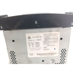 Recambio de sistema audio / radio cd para mercedes-benz cls (c219) cls 350 (219.356) referencia OEM IAM A2118702189  