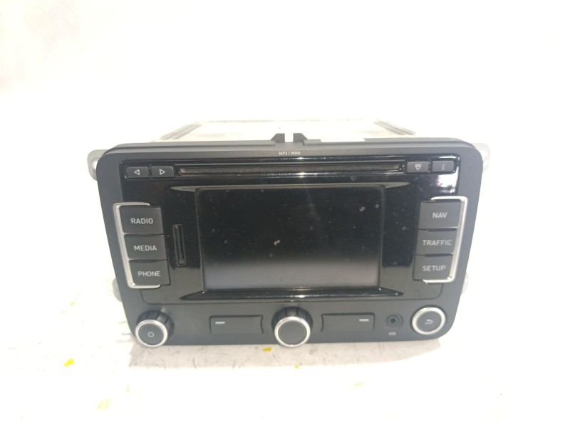 Recambio de sistema audio / radio cd para seat leon (1p1) 1.6 tdi referencia OEM IAM 5P0035191D  