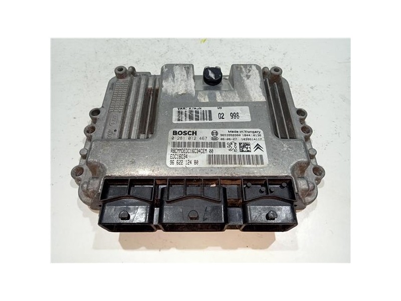 Recambio de centralita inyeccion para peugeot 207 (2006) 1.4 confort [1,4 ltr. - 50 kw hdi] referencia OEM IAM 0281012467  