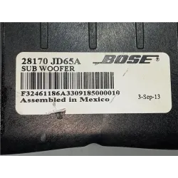 Recambio de subwoofer para nissan qashqai (j10)(01.2007) 2.0 referencia OEM IAM 28170JD65A BOSE 28170 JD65A  