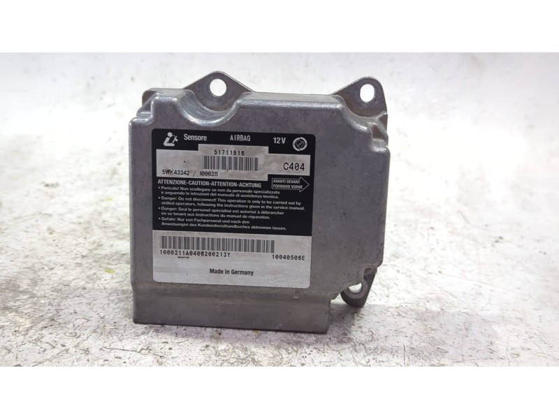 Recambio de centralita airbag para fiat stilo (192) multi wagon (2003) 1.9 jtd referencia OEM IAM 51711816  